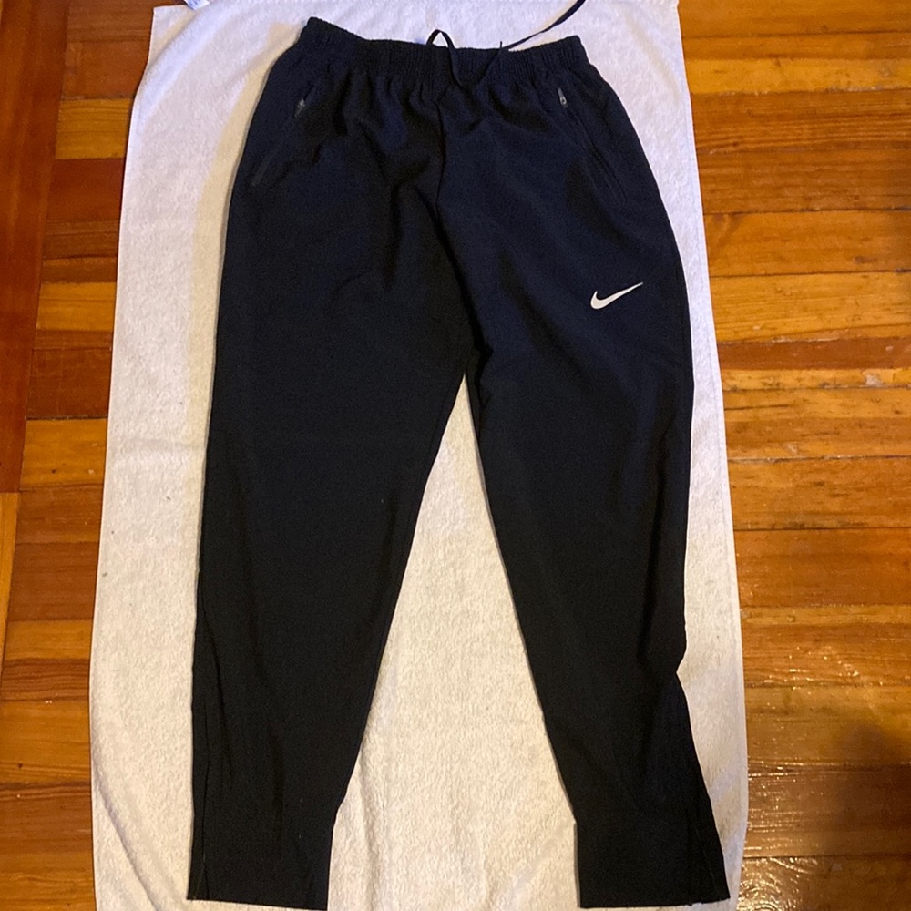 Nike Black Sweatpants with White Logo